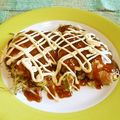 さんぱうろ's cooksnap of when they made キャベツとお餅のお好み焼き風オムレット.