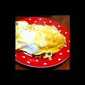 ともみ917's cooksnap of when they made 玉ねぎとひき肉でおかずなオムレツ.