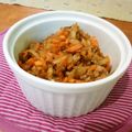 usaco3's cooksnap of when they made ご飯が止まらない☆野菜たっぷり鶏そぼろ.