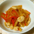 のしのし怪獣's cooksnap of when they made 大根と鶏ささみの炒めもの.
