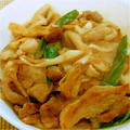mariko1713's cooksnap of when they made シンプル美味しい！豚こまと長ネギの炒め.