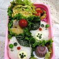 Pooh−Kana's cooksnap of when they made ＊キャラ弁＊　俵　DE　わんちゃん.