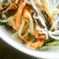 にっちか's cooksnap of when they made やみつき　もやしと水菜と人参の塩昆布炒め.