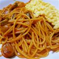 hsh's cooksnap of when they made ふわふわ卵のナポリタン.