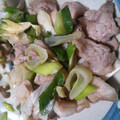 しらぽっち's cooksnap of when they made 簡単！ネギ豚炒め.