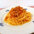 ローズレース's cooksnap of when they made 簡単♪ピリ辛トマトミートソースパスタ.