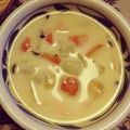 しろまるる's cooksnap of when they made 鮭とおじゃがの塩麹味噌ミルクスープ.