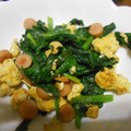 ramieru's cooksnap of when they made ほうれん草と卵の炒め物.