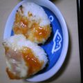 あめあん's cooksnap of when they made リメイクランチの味噌チーズ焼きおにぎり.