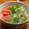 mmMiho1128's cooksnap of when they made まぐろとめかぶのネバネバ丼.
