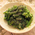 miyuki12's cooksnap of when they made 白だしで味付けばっちり！春菊の黒ごま和え.
