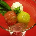 ブルーキャット0707's cooksnap of when they made 明太チーズとプチトマトのオードブル.