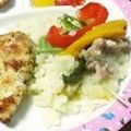 りさぷりママ's cooksnap of when they made 山の幸とチキンのパエリア.