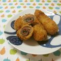 赤い電話's cooksnap of when they made 豚肉の海苔巻きフライ.