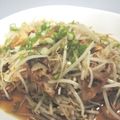 勇気凛りん岸田夕子's cooksnap of when they made 凛りんさんのにんにく醤油でちくわ＆もやし.