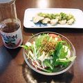 Ｐ子ママ's cooksnap of when they made シャキシャキ水菜のサラダ.