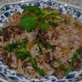 Akosua's cooksnap of when they made 焼肉のタレ★牛とクレソンのガーリック炒飯.