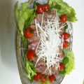 しずさん's cooksnap of when they made ☆イナダの中華風サラダ丼☆.