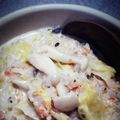 さやか1101's cooksnap of when they made 春キャベツとサーモンのミルクリゾット.