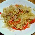 yuuちゃん＊゜'s cooksnap of when they made 塩麹焼きそば☆.
