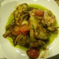 hiro0625's cooksnap of when they made 鶏肉のバジルソース焼き.