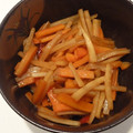 CBSF's cooksnap of when they made 節約!!大根の皮できんぴら♪.