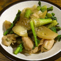 masato1961's cooksnap of when they made 小かぶとささ身のバター醤油炒め.