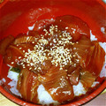 みっぱな's cooksnap of when they made マグロの漬け丼.