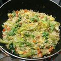 わたこk's cooksnap of when they made キャベツのチャーハン♪.