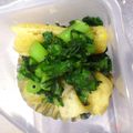 小さなくじら's cooksnap of when they made 春菊とカリカリ油揚げのおひたし.
