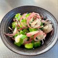 azbjbn's cooksnap of when they made オクラと茗荷の塩ごま油和え(ナムル).