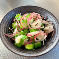 azbjbn's cooksnap of when they made オクラと茗荷の塩ごま油和え(ナムル).