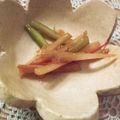 ルリナ's cooksnap of when they made ウドの皮のキンピラ.