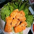 莉夢にゃ's cooksnap of when they made 鶏むね肉のピリ辛マヨ和え。.