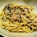 hako320's cooksnap of when they made 塩昆布ツナマヨパスタ.