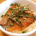 月見なっとう's cooksnap of when they made １人ランチ♪鰯の蒲焼き丼.