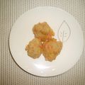 lilibig's cooksnap of when they made 栄養たっぷり、れんこん揚げ団子。.