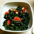 ノノブ's cooksnap of when they made カニカマとほうれん草のごまポン！.