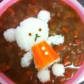 cyncyn's cooksnap of when they made *キャラ弁*絵本のしろくまちゃん.