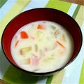 やゆみ's cooksnap of when they made クラムチャウダー.