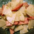 mioly's cooksnap of when they made 大根と焼き豚のオイスター炒め.