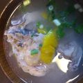 kumikon's cooksnap of when they made ☆塩こうじ☆鯛のあら汁.