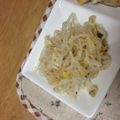 こつぶみ's cooksnap of when they made レンジで簡単 もやしの塩麹ナムル.