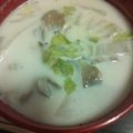 はらぺこあおむしマム's cooksnap of when they made 長葱のミルク味噌スープ.