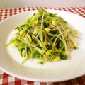 ローズレース's cooksnap of when they made 簡単♪豆苗ともやし炒め.