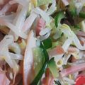 kimu2moon's cooksnap of when they made ◆きゅうり＊ハム＊もやしの酢の物◆.