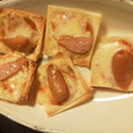 あおいはしご's cooksnap of when they made シュウマイ皮でもピザできた～♪.