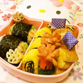 マッハママ's cooksnap of when they made お弁当に♪海苔とチーズの卵焼き.