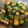 白モンブラン's cooksnap of when they made 母の味 ＊油揚げときゅうりの酢の物＊.