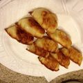 kokodako's cooksnap of when they made 余ったポテトサラダで揚げ餃子♪.